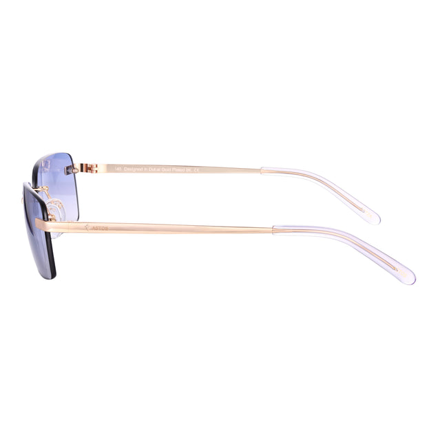 Women's Eyewear Light Blue Gradient | 9K Gold plated