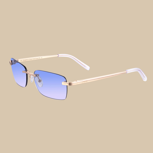 Eyewear Blue gradient | 9K Gold plated