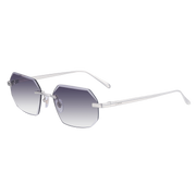 Men's Eyewear Silver Diamond Cut Gray