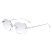 Men's Eyewear Silver Diamond Cut Transparent