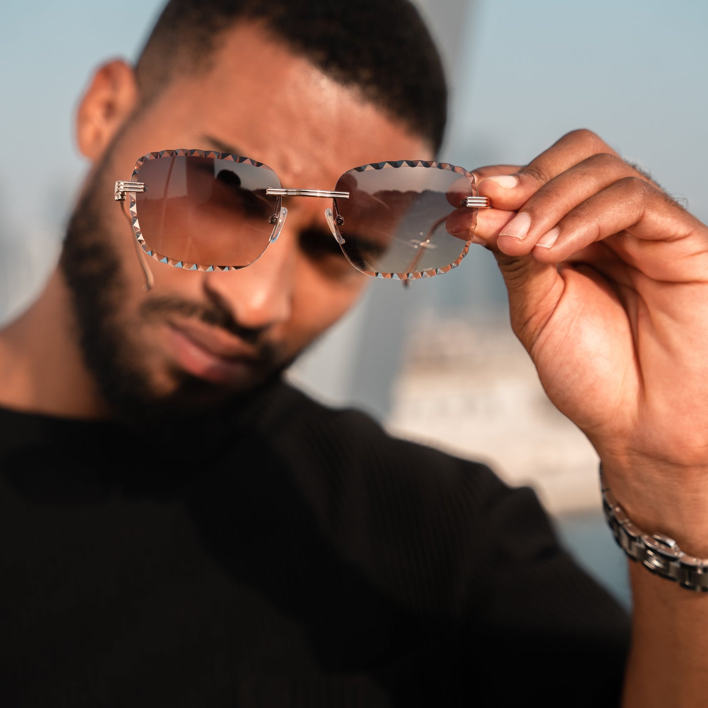Eyewear Premium Diamond Cut Light Blue