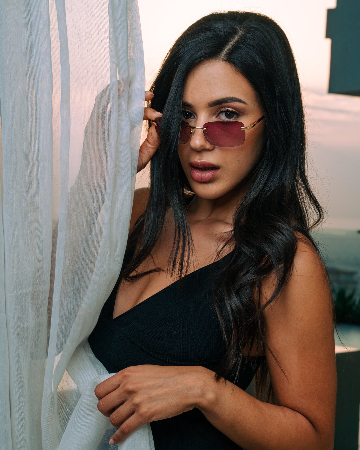 Gafas Degradado Burdeos