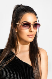 Women's Eyewear Bordeaux Gradient | 9K Gold plated